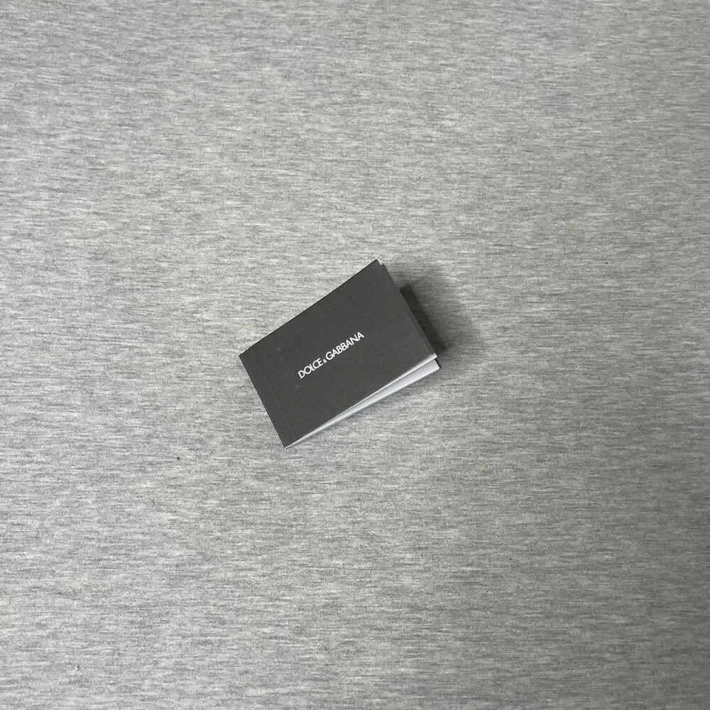 Dolce & Gabbana Small Black Description Booklet